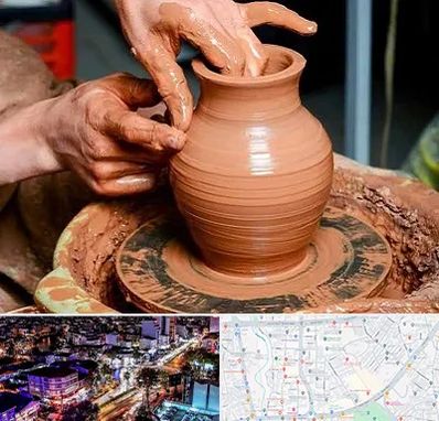 آموزشگاه سفالگری در منظریه رشت