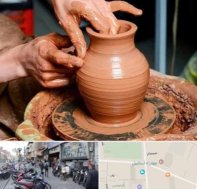 آموزشگاه سفالگری در چهارراه استانبول