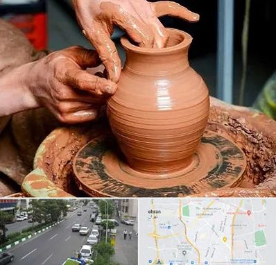 آموزشگاه سفالگری در ستارخان 