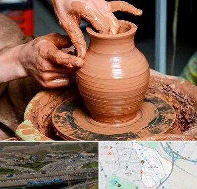 آموزشگاه سفالگری در یاغچیان تبریز