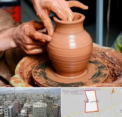 آموزشگاه سفالگری در شمس آباد تهران