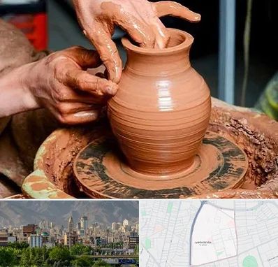 آموزشگاه سفالگری در جمشیدیه