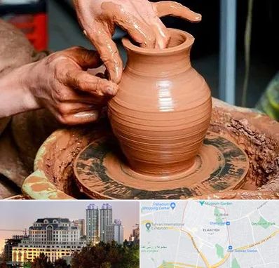 آموزشگاه سفالگری در فرشته 