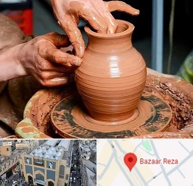 آموزشگاه سفالگری در بازار رضا مشهد