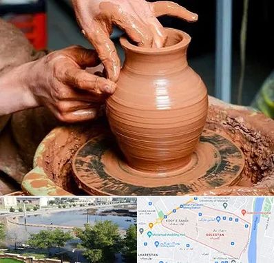 آموزشگاه سفالگری در گلستان اهواز