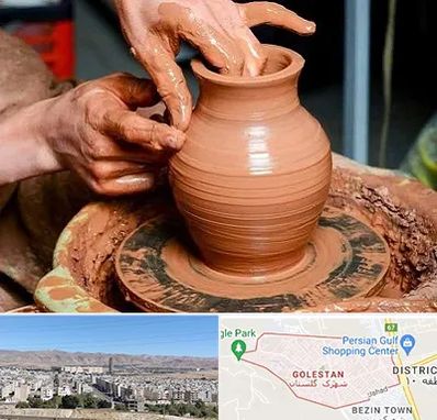 آموزشگاه سفالگری در شهرک گلستان شیراز