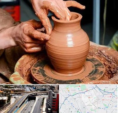 آموزشگاه سفالگری در ستارخان شیراز