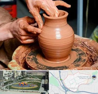 آموزشگاه سفالگری در مرزداران تبریز