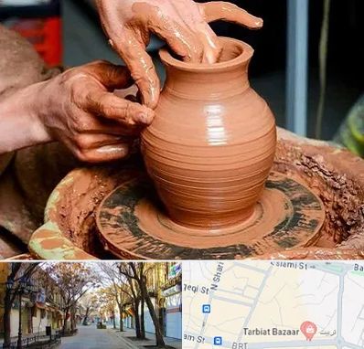 آموزشگاه سفالگری در تربیت تبریز