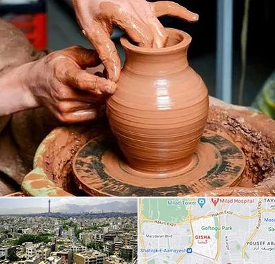 آموزشگاه سفالگری در گیشا
