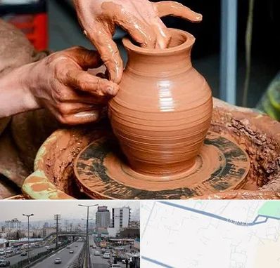 آموزشگاه سفالگری در بلوار ارتش