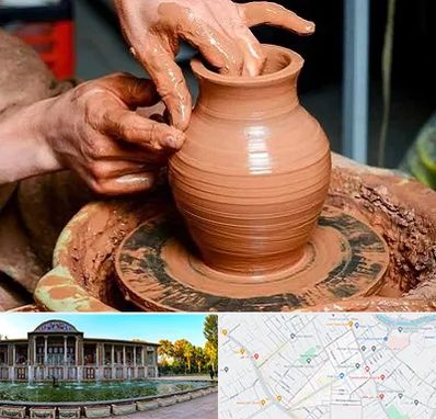 آموزشگاه سفالگری در عفیف آباد شیراز
