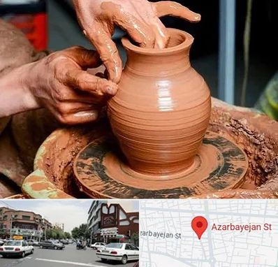 آموزشگاه سفالگری در خیابان آذربایجان
