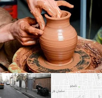 آموزشگاه سفالگری در خیابان نامجو