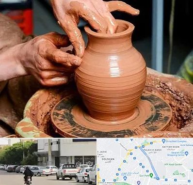 آموزشگاه سفالگری در قدوسی شرقی شیراز