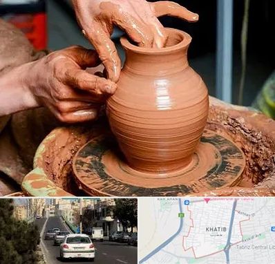 آموزشگاه سفالگری در خطیب تبریز