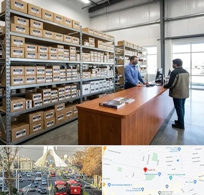 لوازم یدکی ون وانا در خیابان آزادی