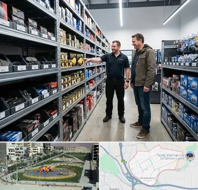لوازم یدکی ایران خودرو در مرزداران تبریز 