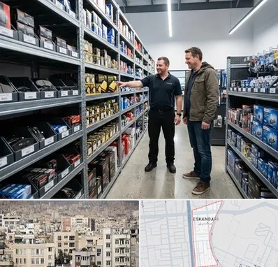 لوازم یدکی ایران خودرو در اسکندری