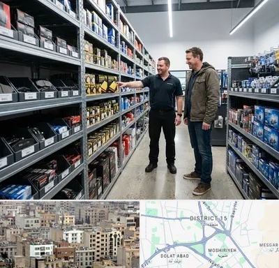 لوازم یدکی ایران خودرو در جنوب شرق تهران