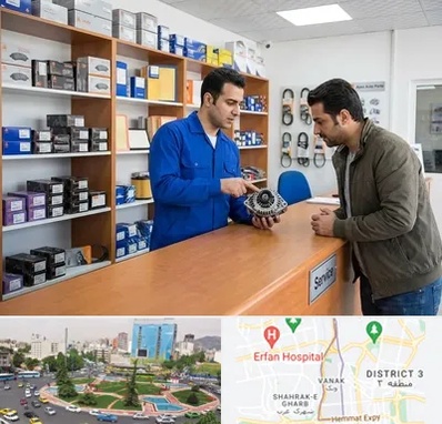 لوازم یدکی سایپا در ونک 