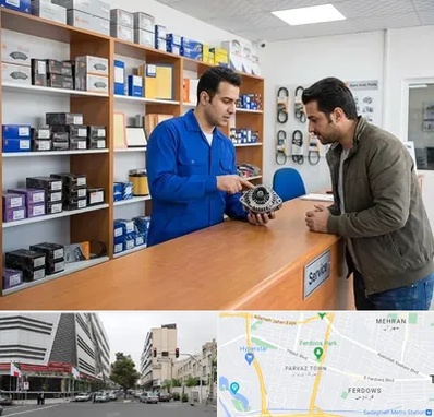لوازم یدکی سایپا در بلوار فردوس