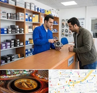 لوازم یدکی سایپا در میدان ولیعصر