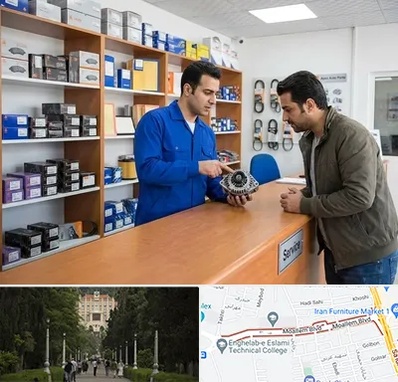 لوازم یدکی سایپا در بلوار معلم رشت 