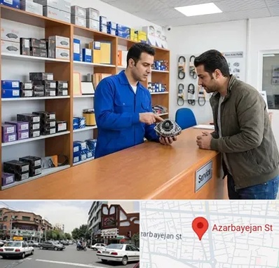 لوازم یدکی سایپا در خیابان آذربایجان 