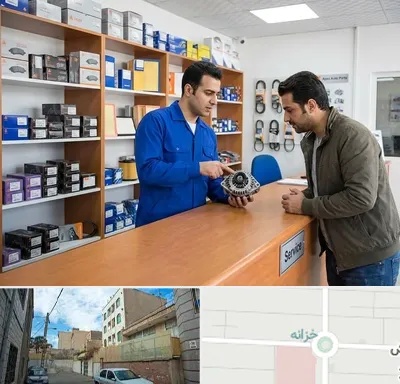 لوازم یدکی سایپا در خزانه