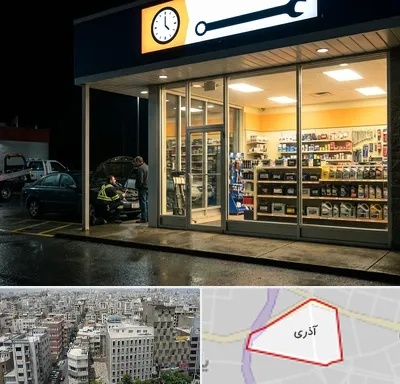 لوازم یدکی شبانه روزی در آذری