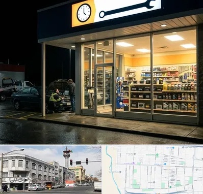 لوازم یدکی شبانه روزی در 17شهریور