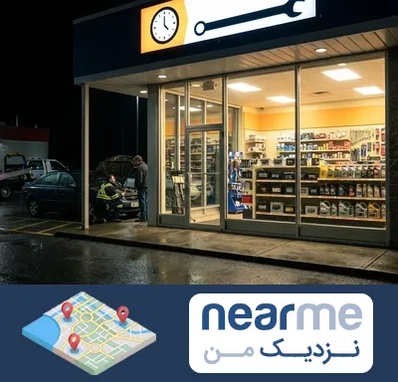 لوازم یدکی شبانه روزی در نزدیک من