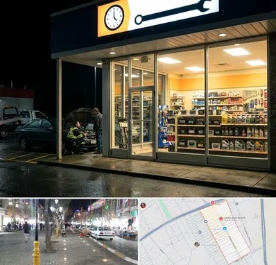 لوازم یدکی شبانه روزی در باغ فیض اسلامشهر