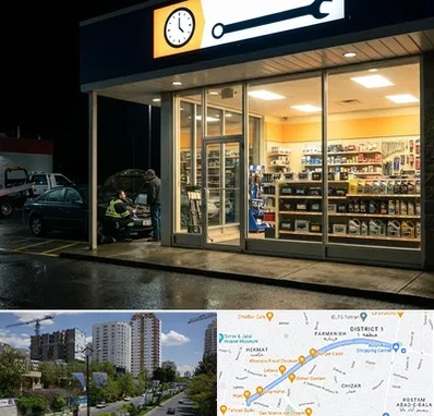 لوازم یدکی شبانه روزی در اندرزگو 