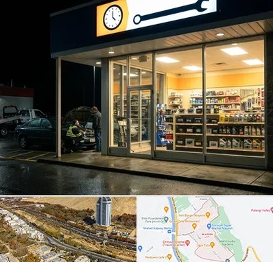 لوازم یدکی شبانه روزی در خیابان نیایش شیراز 