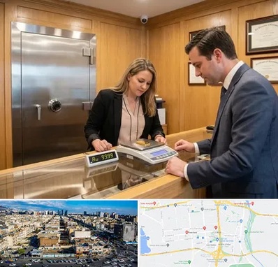 طلا آبشده در شهرک راه آهن