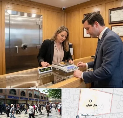 طلا آبشده در بازار تهران