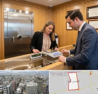 طلا آبشده در شمس آباد تهران