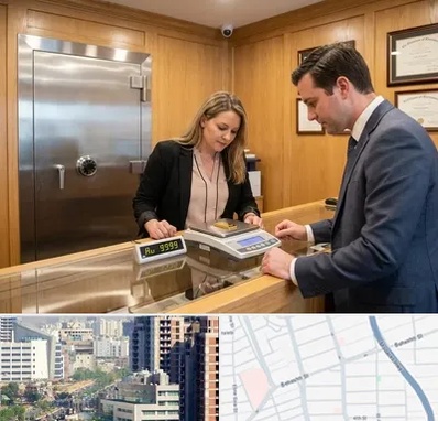 طلا آبشده در خیابان بهشتی