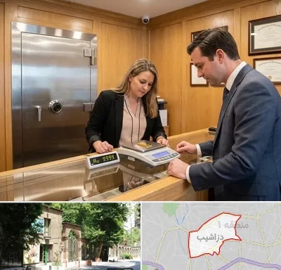 طلا آبشده در دزاشیب