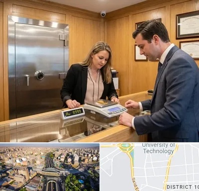 طلا آبشده در استاد معین