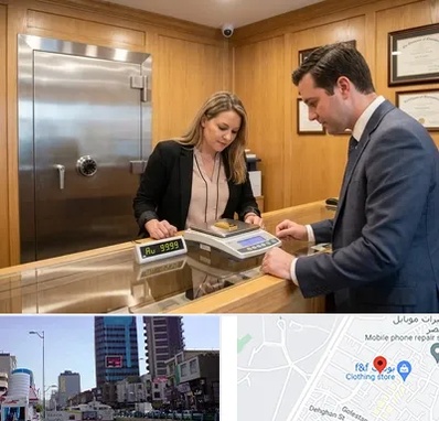 طلا آبشده در چهارراه طالقانی کرج 