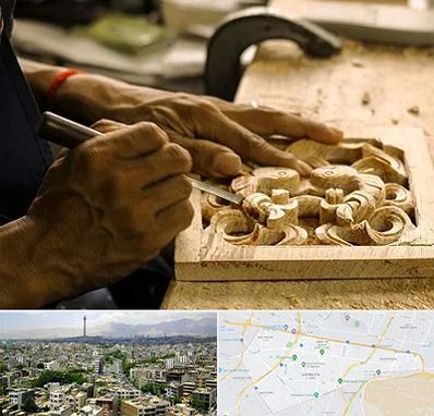 آموزشگاه منبت کاری در منطقه 8 تهران