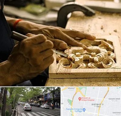 آموزشگاه منبت کاری در ظفر 