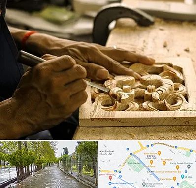 آموزشگاه منبت کاری در خیابان ارم شیراز