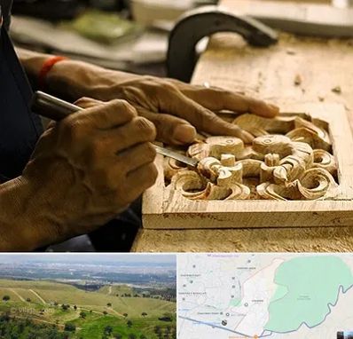 آموزشگاه منبت کاری در سوهانک