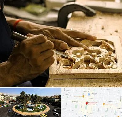 آموزشگاه منبت کاری در هفت حوض