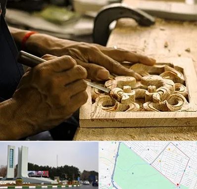 آموزشگاه منبت کاری در بلوار فلسیطین مشهد