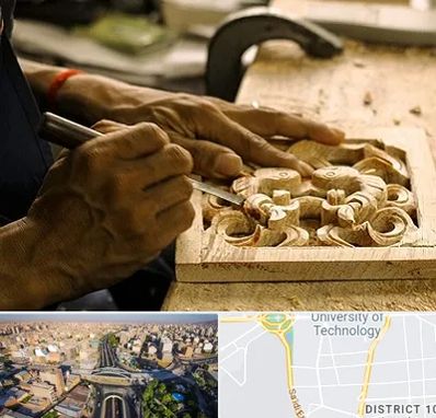 آموزشگاه منبت کاری در استاد معین
